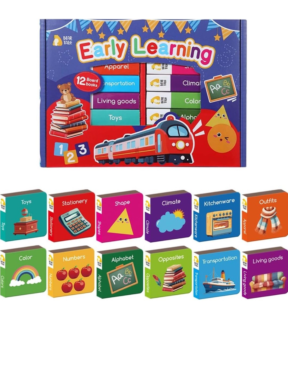 Early Learning Board Book Set